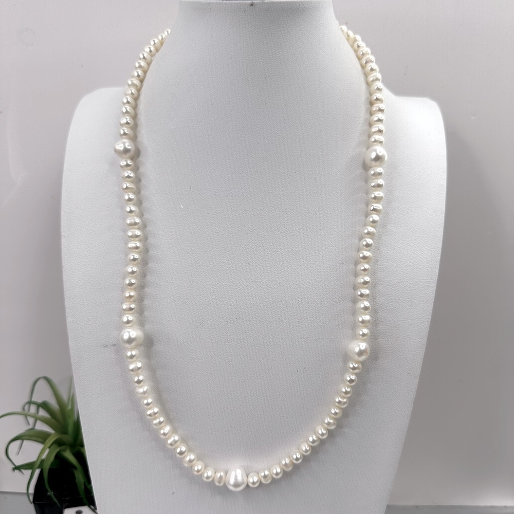 Vintage Imperial Pearl Syndicate IPS China Signed Silver 925 Pearl Necklace